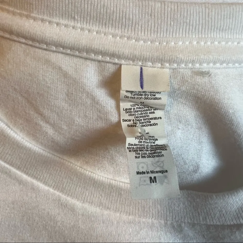 2018 Daytona Beach Biketoberfest Motorcycle Graphic Tee White Size M - Image 5