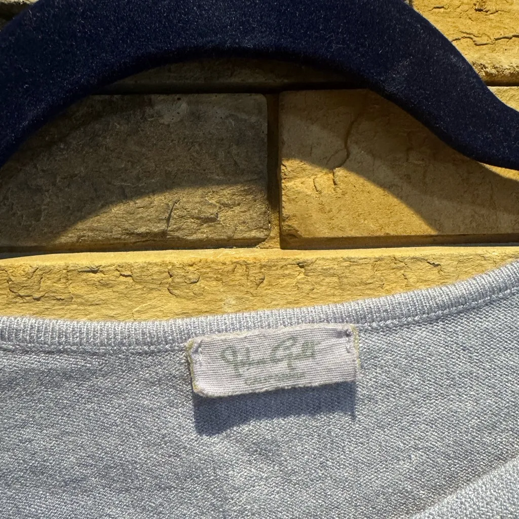 John Galt Lavender V-Neck Cropped Sweater One Size Brandy Melville - Image 4