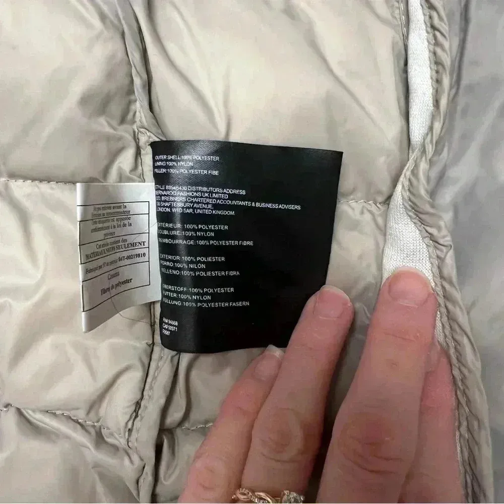 BERNARDO Women's Packable Zip Puffer Jacket with Pillow Collar Down Alternative - Image 10