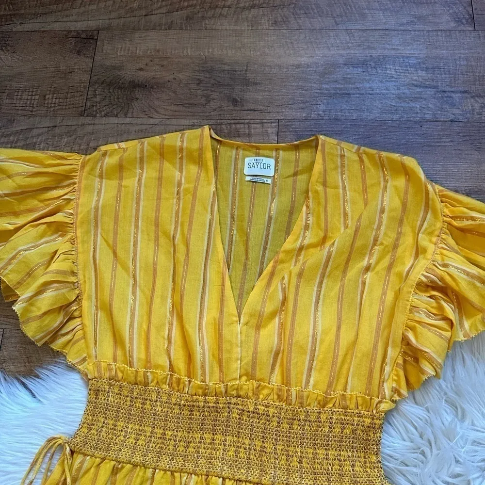 Saylor  Adrianne Ruffle Sleeve Mini Dress - Image 7