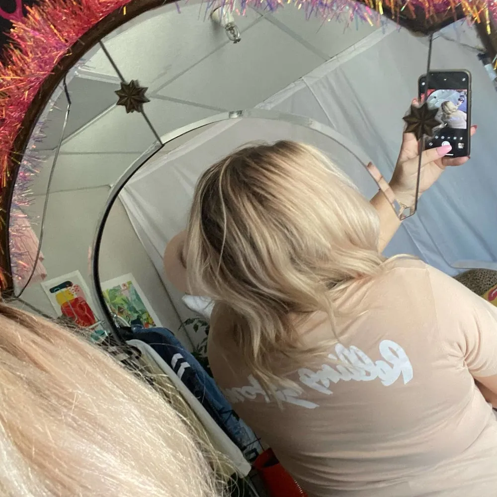 The Rolling Stones Graphic Print Crew Neck Short Sleeve Tee Tan Size XS - Image 2