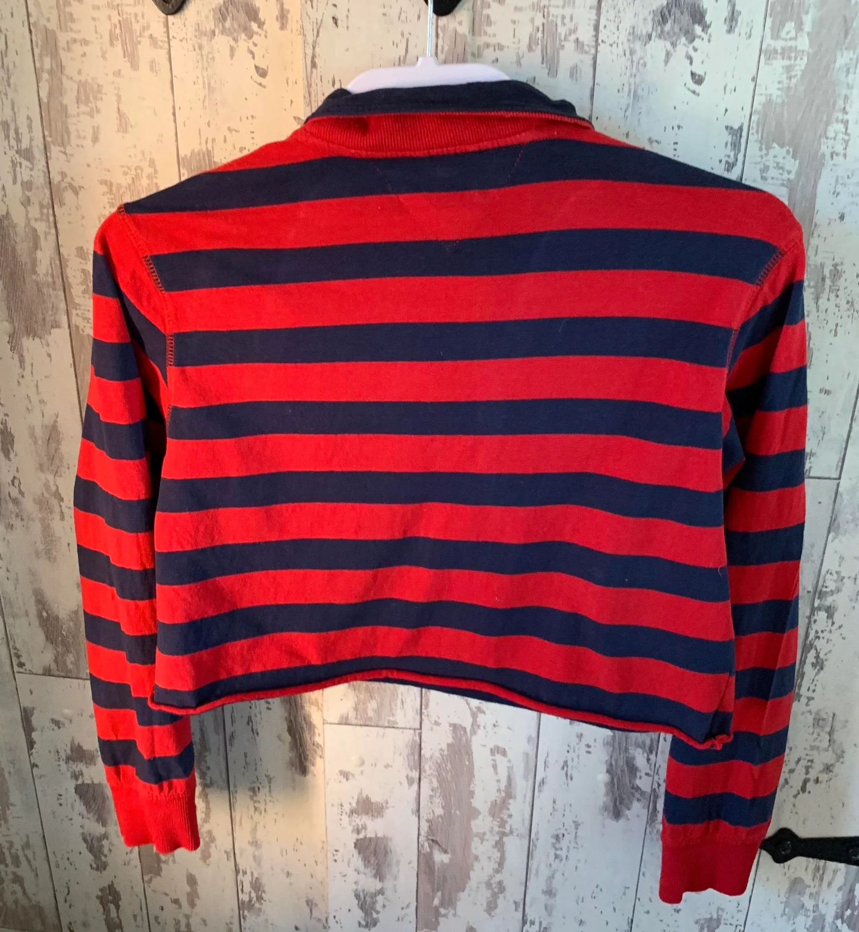 Tommy Hilfiger cropped quarter zip top - Image 4