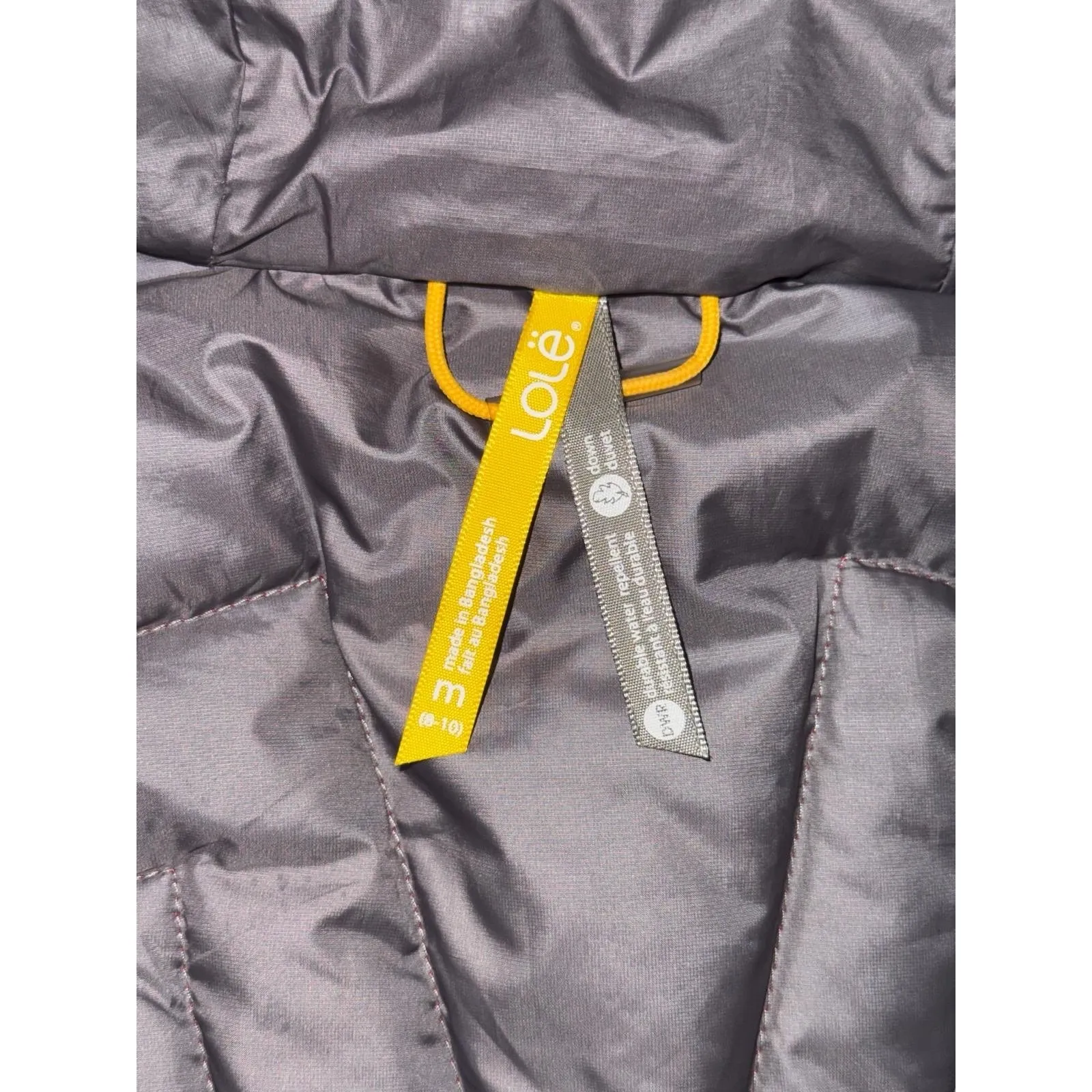 Lole Lolë Women's Down puffer Jacket Durable Water Repellent Red Size Medium - Image 8