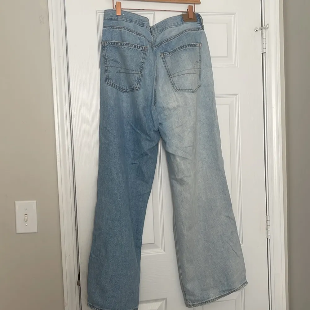 two tone high waisted wide leg - Image 3