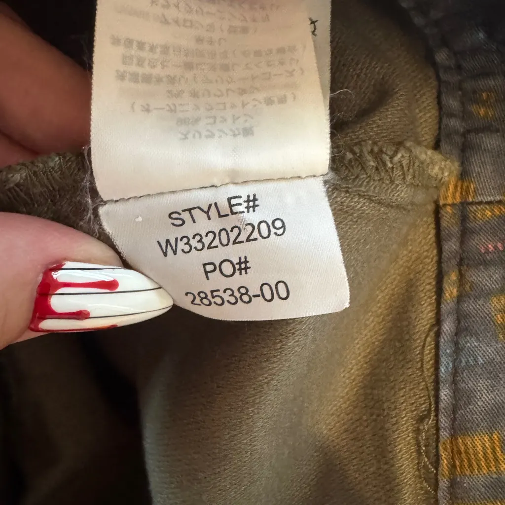 Prana Green Utility Mini Skirt size 6 - Image 6