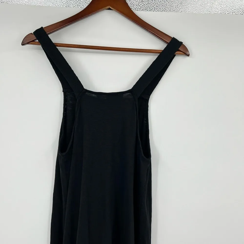 Free People FP Beach black SMALL Dream Of You Tunic beige sleeveless knit Dress - Image 4