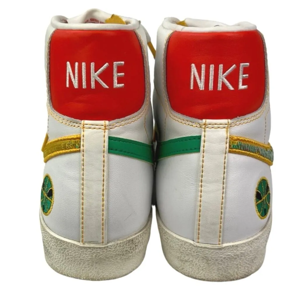 Nike Blazer Mid 77 Vintage Rayguns Womens White Lace Up Sneakers Shoes Size 10 - Image 4