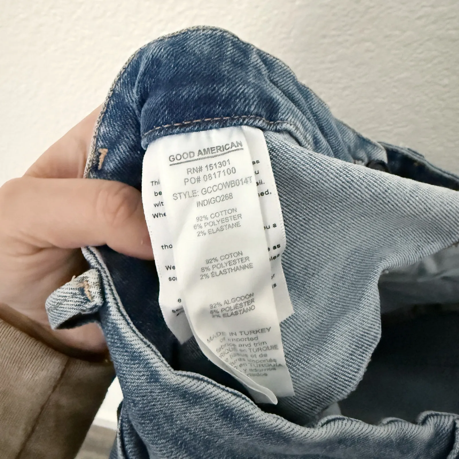 [Good American] High Rise Good Classic Crossover Slim Straight Jeans Size 6 28 - Image 11