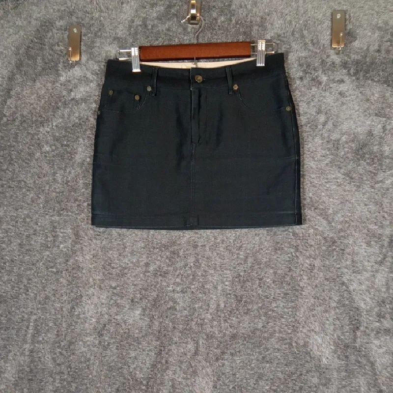 Rag & Bone Black Mini Skirt Handmade In New York Sexy Festival Womens 28 - Image 3