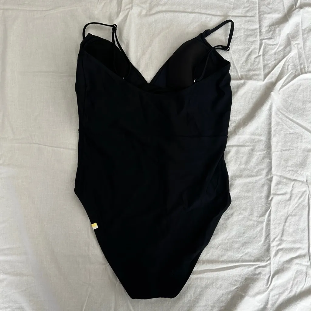 Summersalt Black V Neck One Piece Swimsuit - Image 4