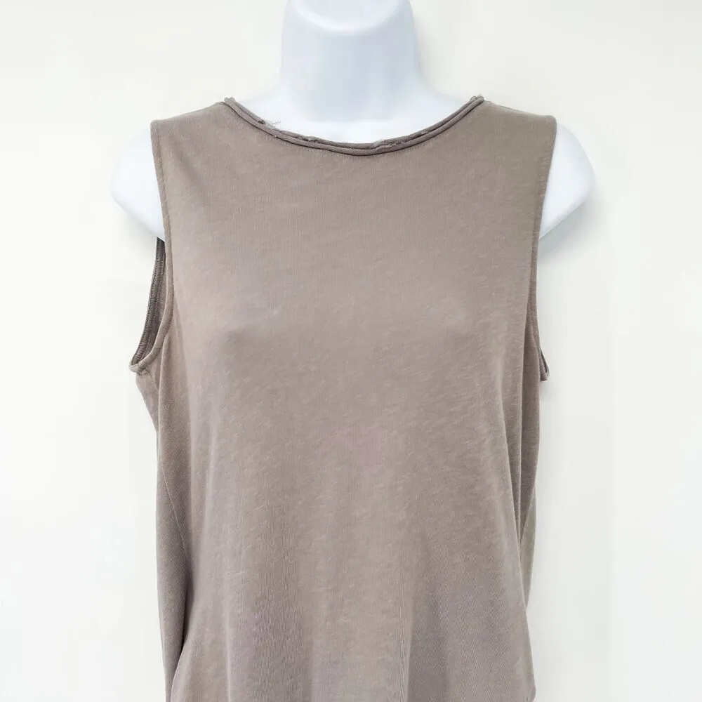 Nation LTD Fiona Open Back Twist Back Distressed Muscle Tank Top Shirt Evereve - Image 5