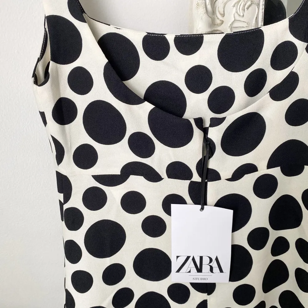 Zara Studio Limited Edition Polka Dot Mini Dress - Image 5