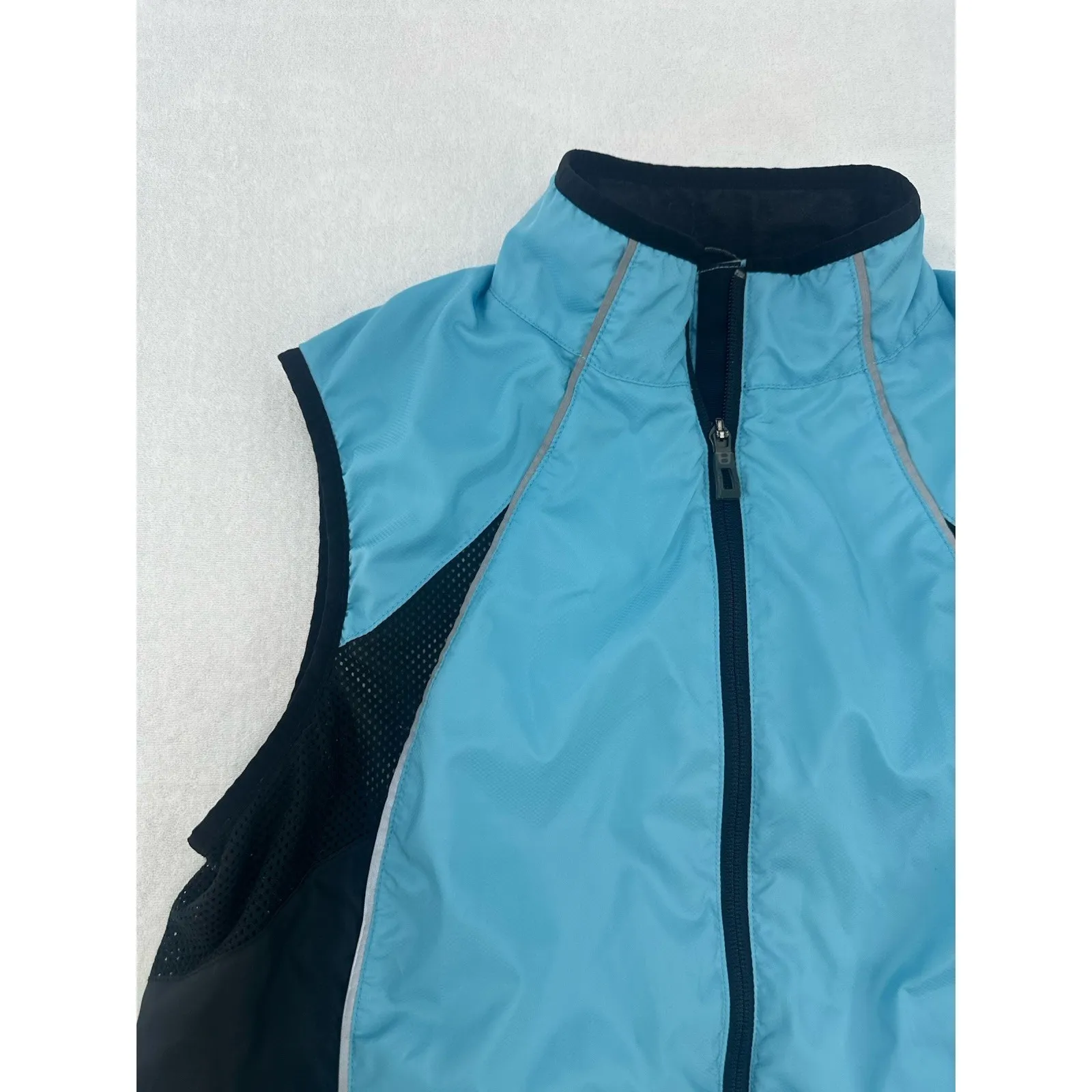 LL Bean Ridge Runner Vest Women's Large Ridge Runner Fieldsensor Blue - Image 4