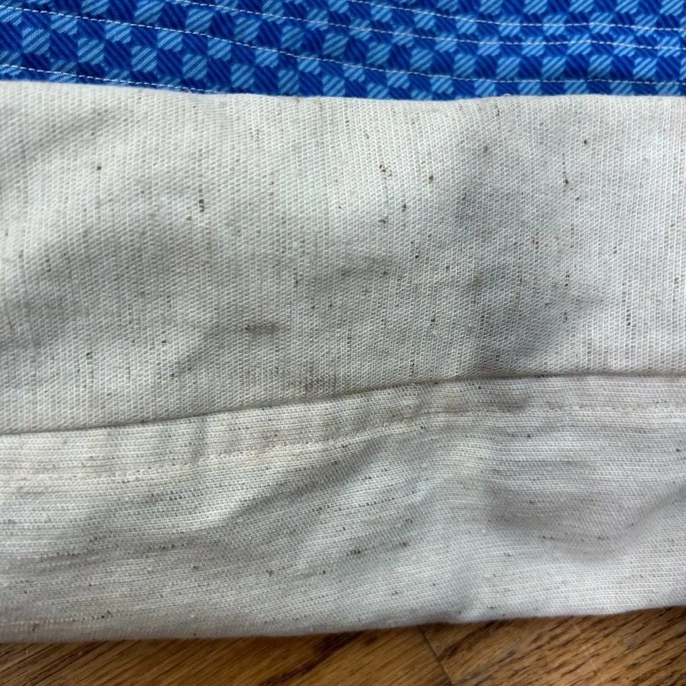 Boho Quilted And Stitched Canvas Art Deco Tote Bag Blue - Image 14