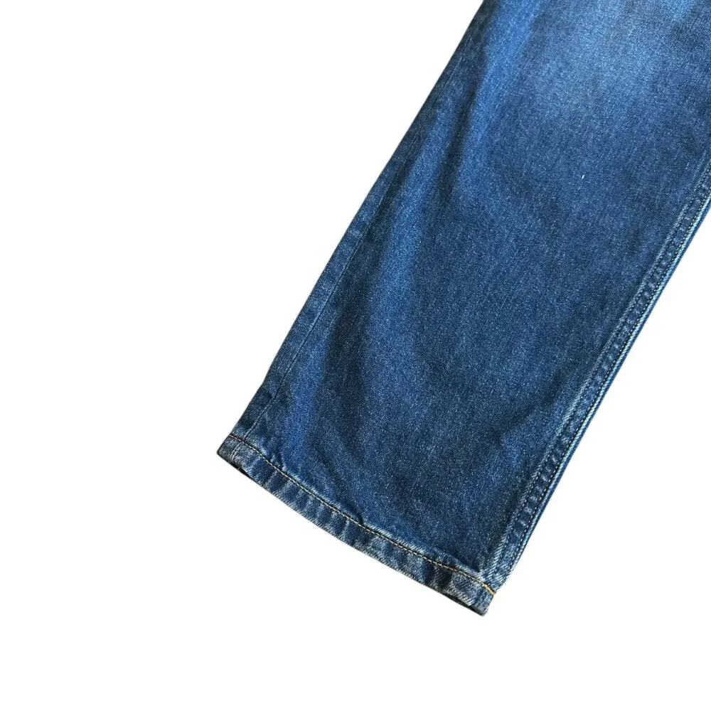 Everlane The Curvy Cheeky Jeans Dark Wash Straight Leg Organic Cotton Size 29S - Image 5