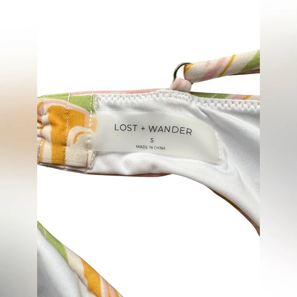 NWT Lost and Wander Radiant River Bikini Bra Small - Image 3