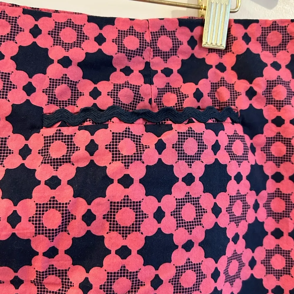 Golftini Skort Pink Navy Blue Size 14 - Image 6