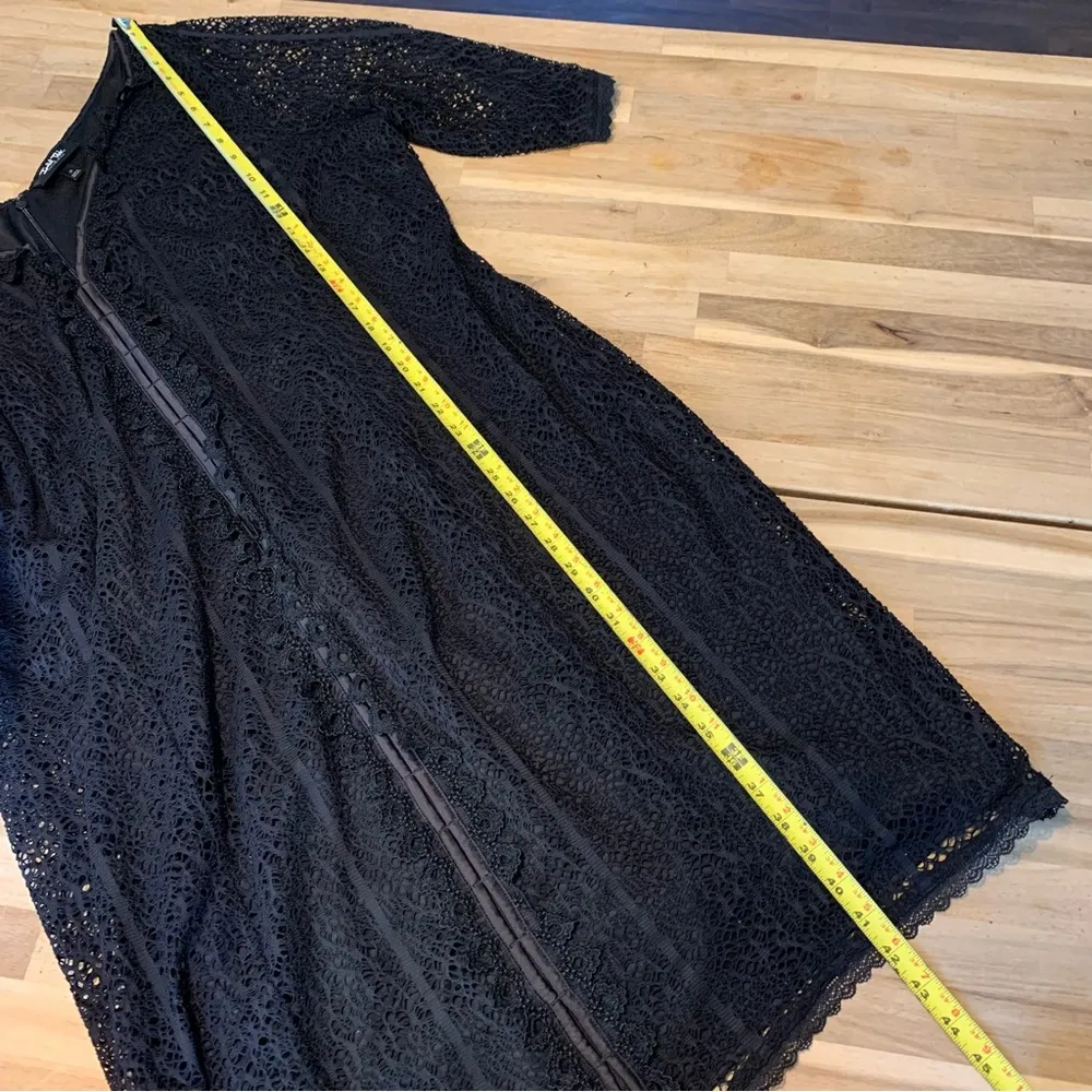 Isabel Toledo for Lane Bryant Black Lace Overlay Dress 28 - Image 9