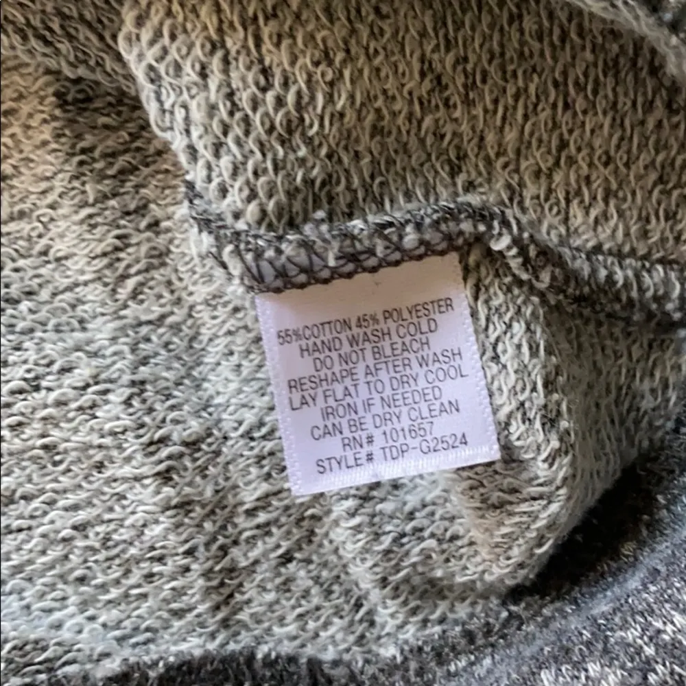 Gray Sweatshirt With Studs by tresics Size Large - Image 4