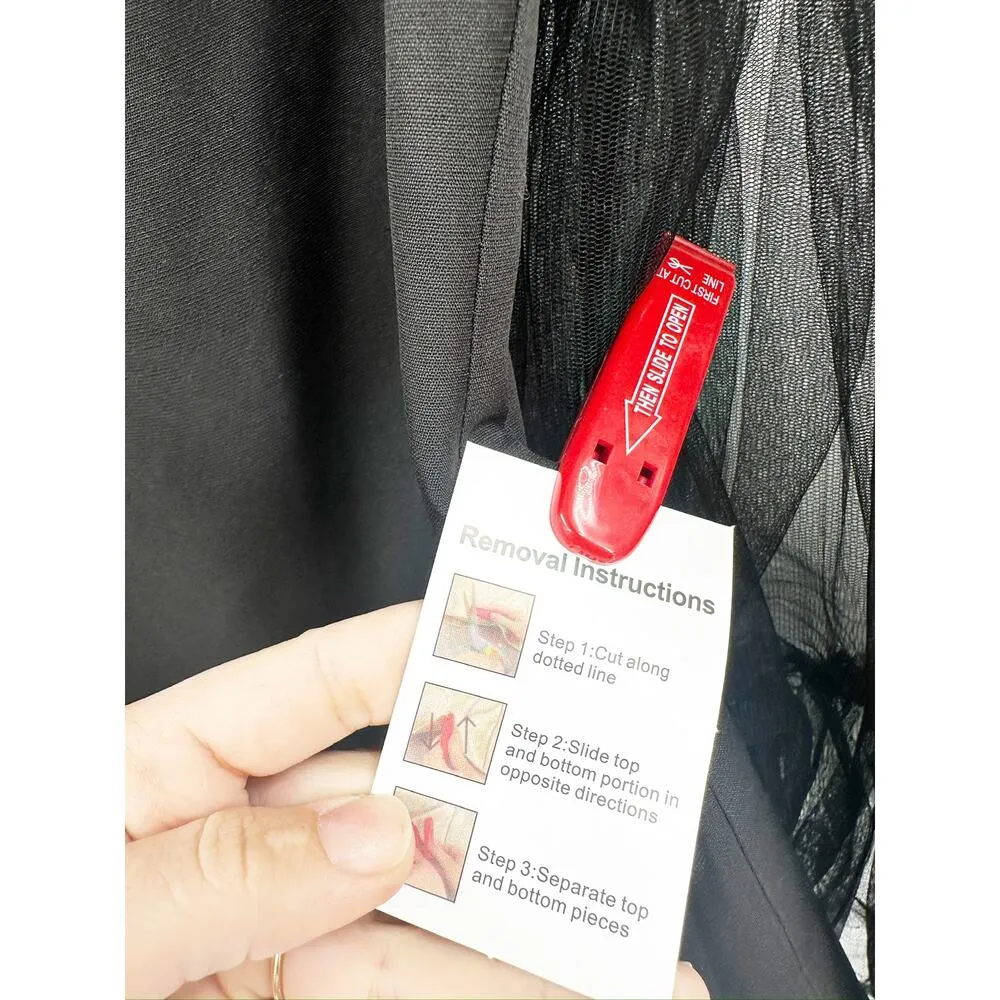 Ieena for Mac Duggal 49612 High Neck Flared Sleeve Mini Dress 8 - Image 6