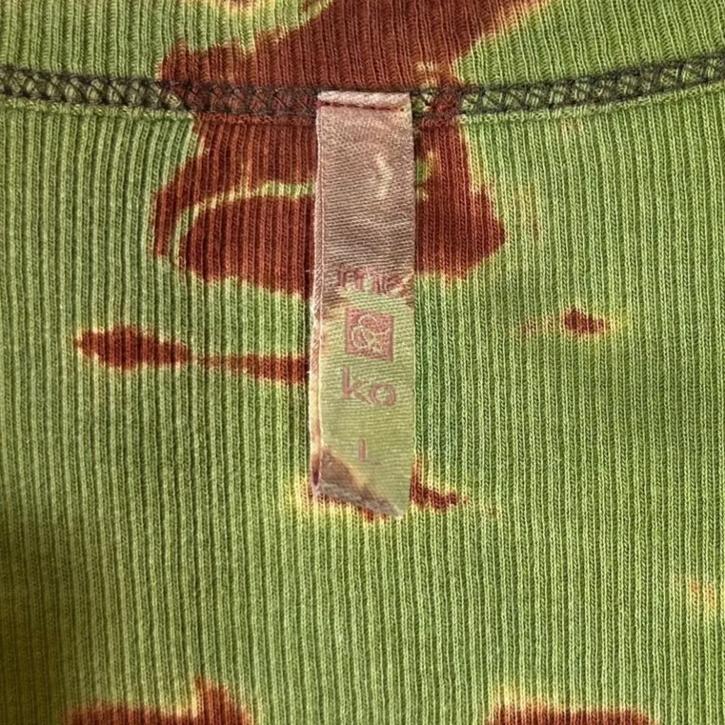 Vintage Y2K Me & Ko Green Brown Tie - Image 4