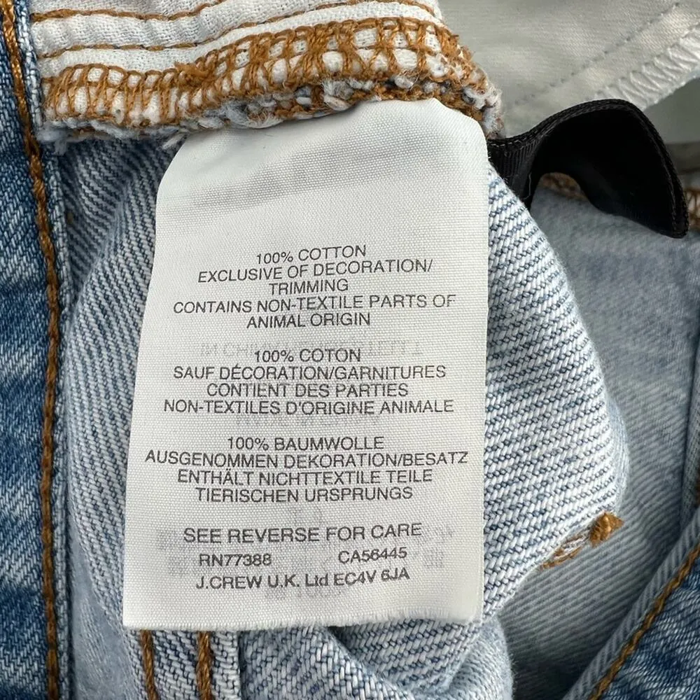 Madewell The Perfect Summer Jean Light Wash Denim Boyfriend Style Jeans Sz 24 - Image 9