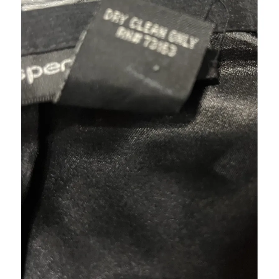 VINTAGE 90s SPENSER JEREMY BLACK MAXI LONG SKIRT‎ SIZE 10 100% Silk Shell - Image 6