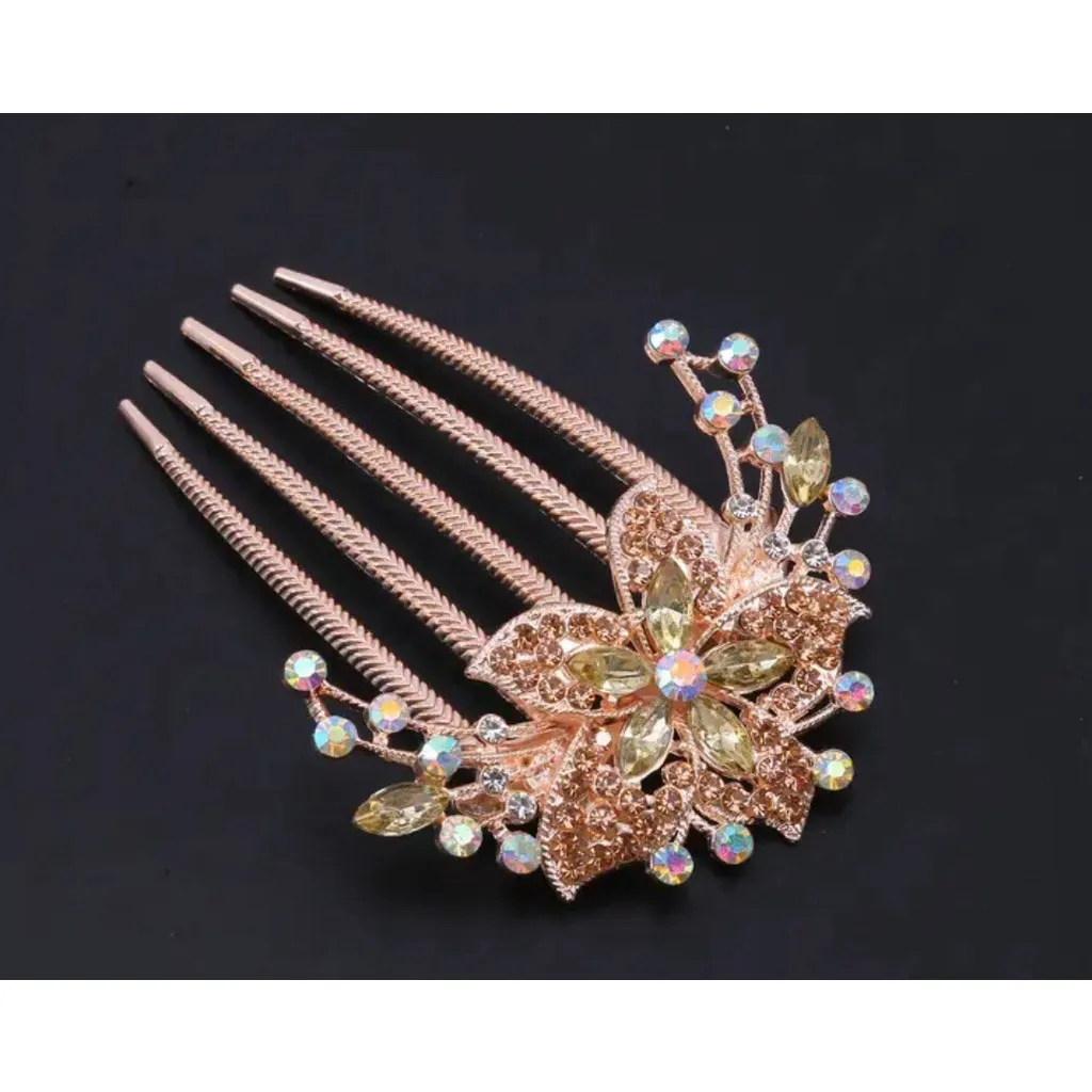 Hair Comb Accessory Rhinestones Bling - Image 2