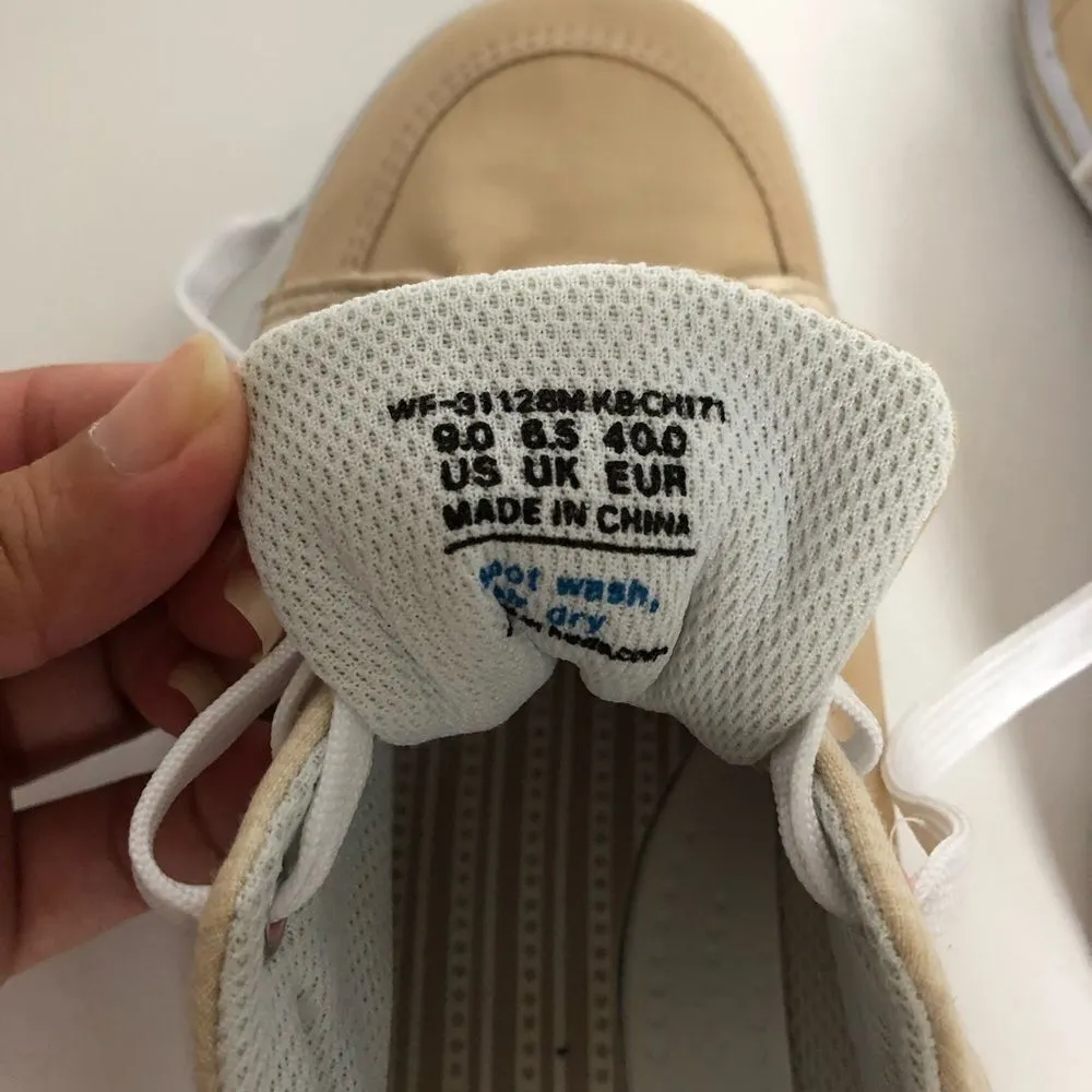 KED’S Canvas Sneakers w/ Plaid Checkered Design - Image 6