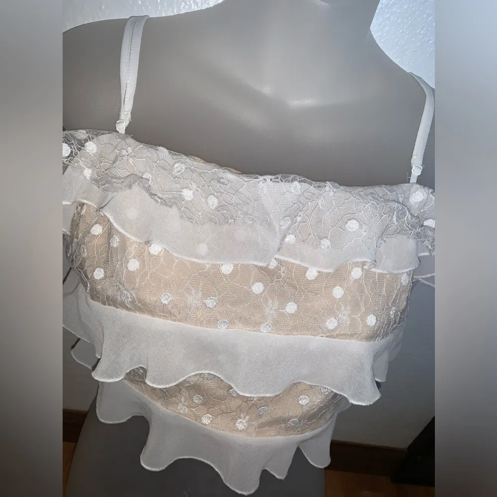 Forever 21 lace ruffle tank top - Image 2