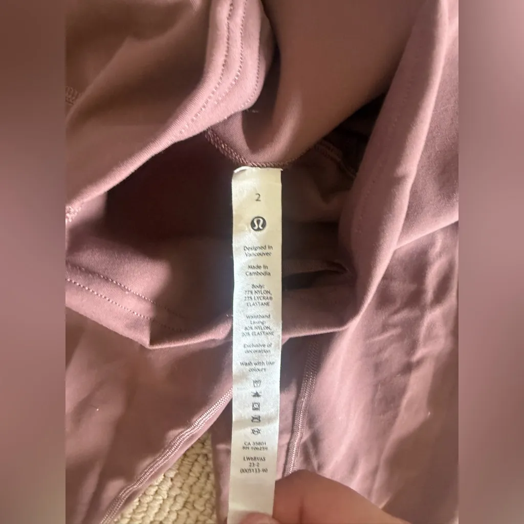 Lululemon Wunder Train Contour Fit High-Rise Crop 21"
Dark Oxide Leggings - Image 9