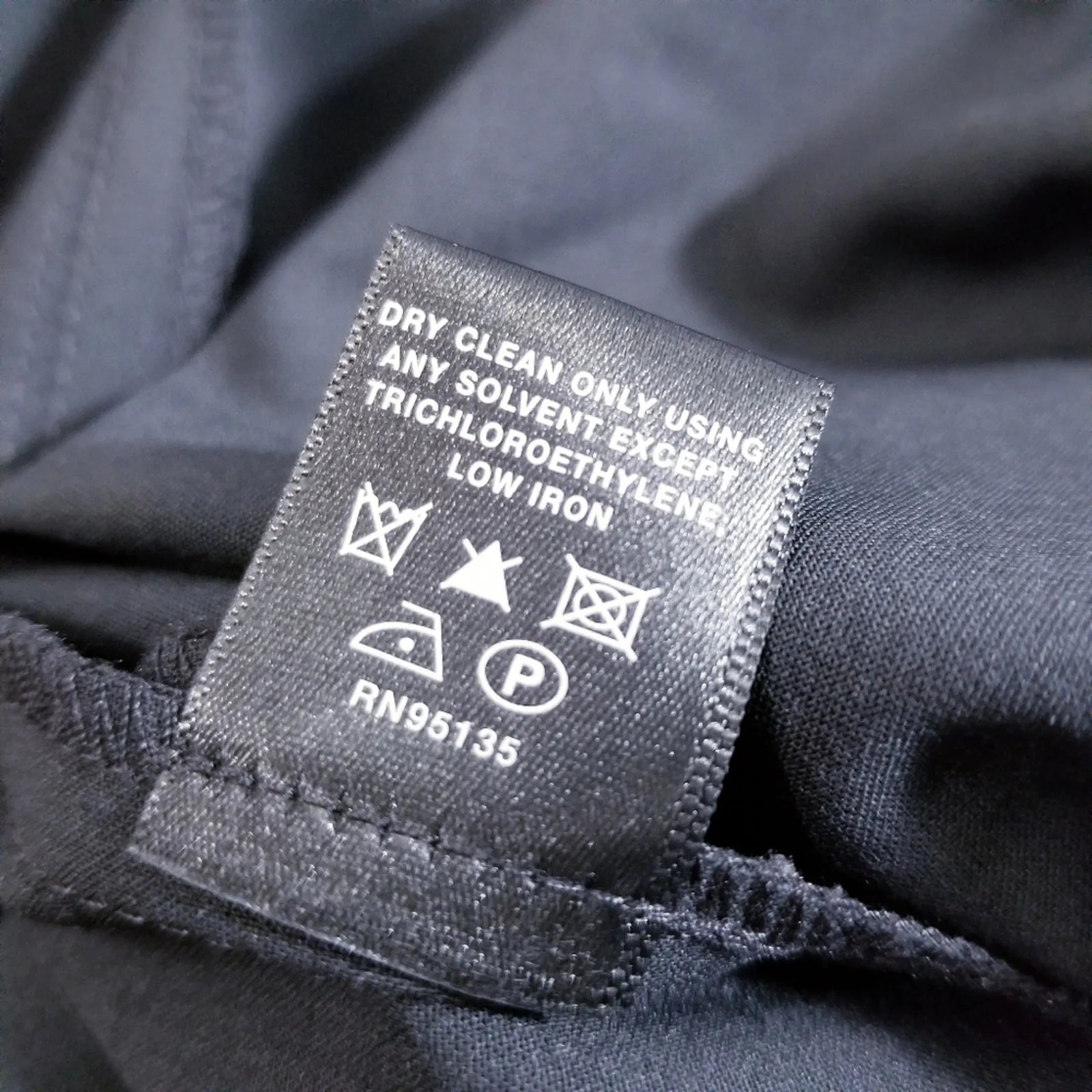 Lafayette 148 New York Menswear Virgin Wool Trouser High Rise Straight Leg Pants Gray Size 10 - Image 9