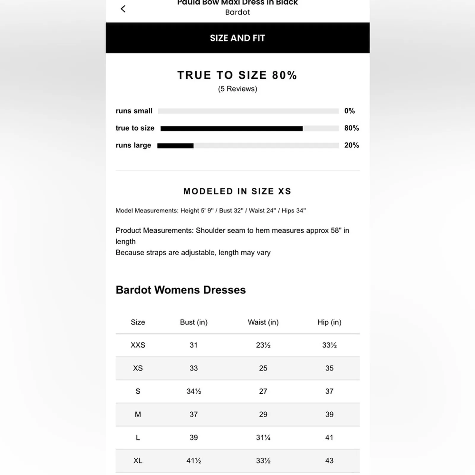 Bardot Paula Bow Midi Dress XS - Image 5