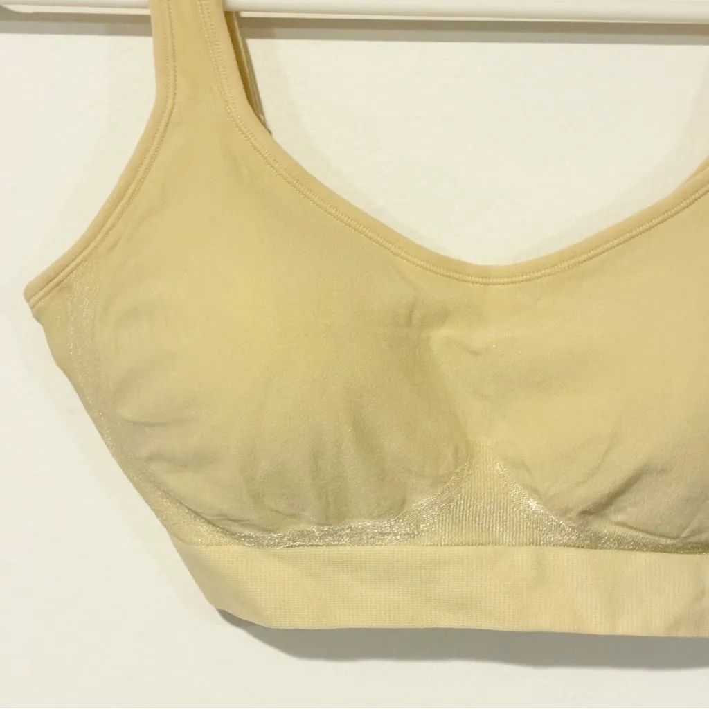 Underoutfit Comfort Bra #459 SAND Size Medium Adjustable Straps Tan - Image 3