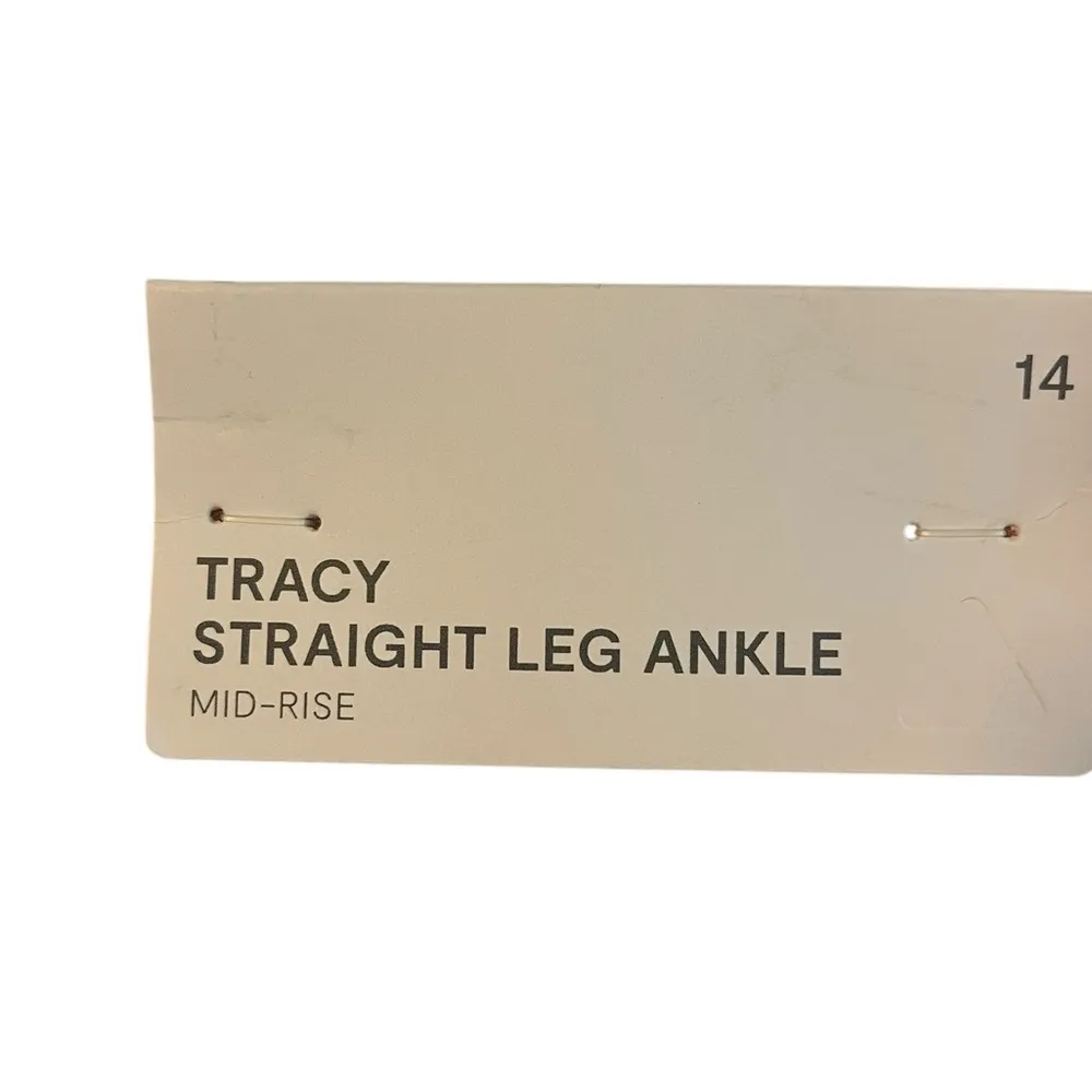 Liz Claiborne Rose Dawn straight leg ankle mid-rise size‎ 14 women’s pants - Image 5