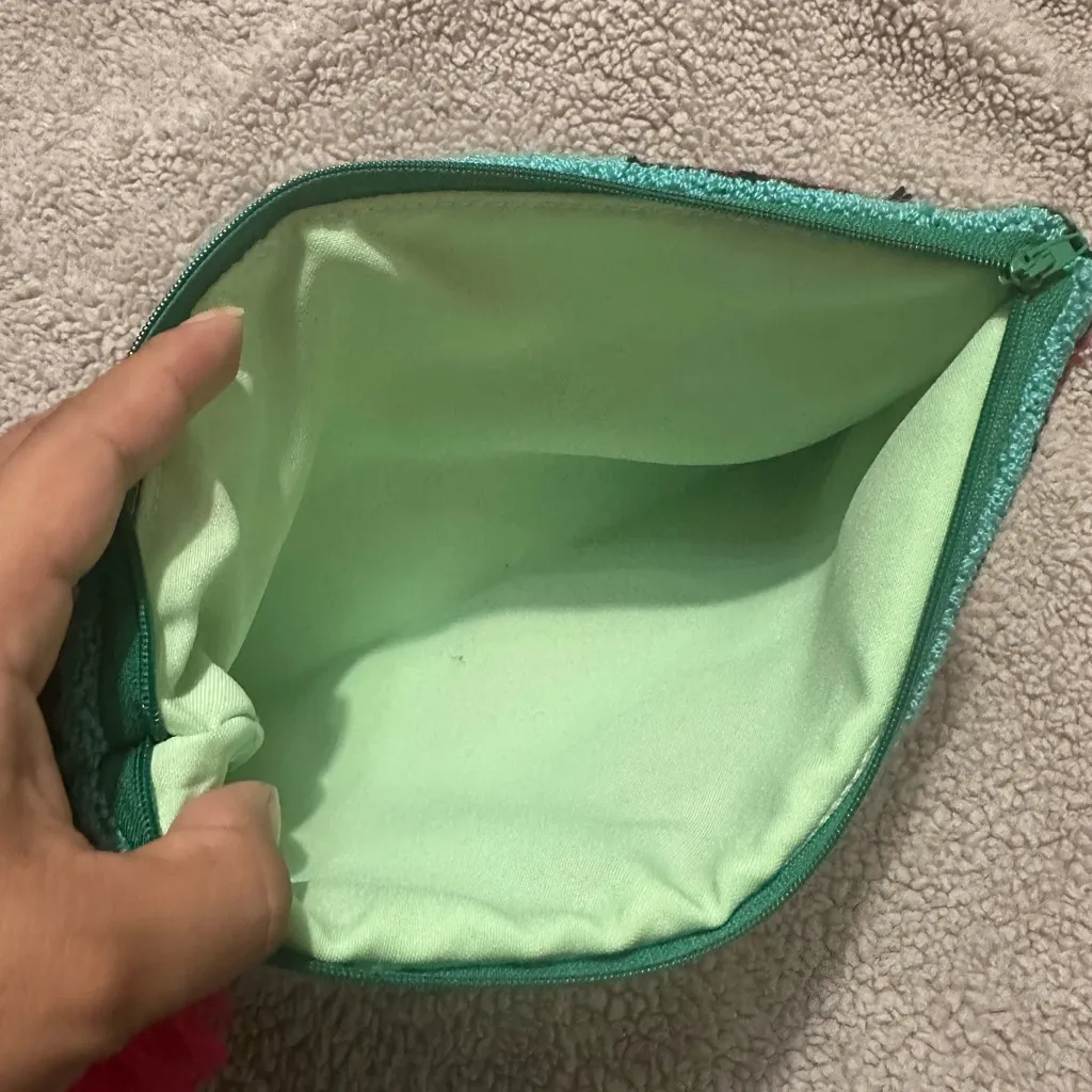 Vibrant Watermelon makeup pouch/clutch - Image 3