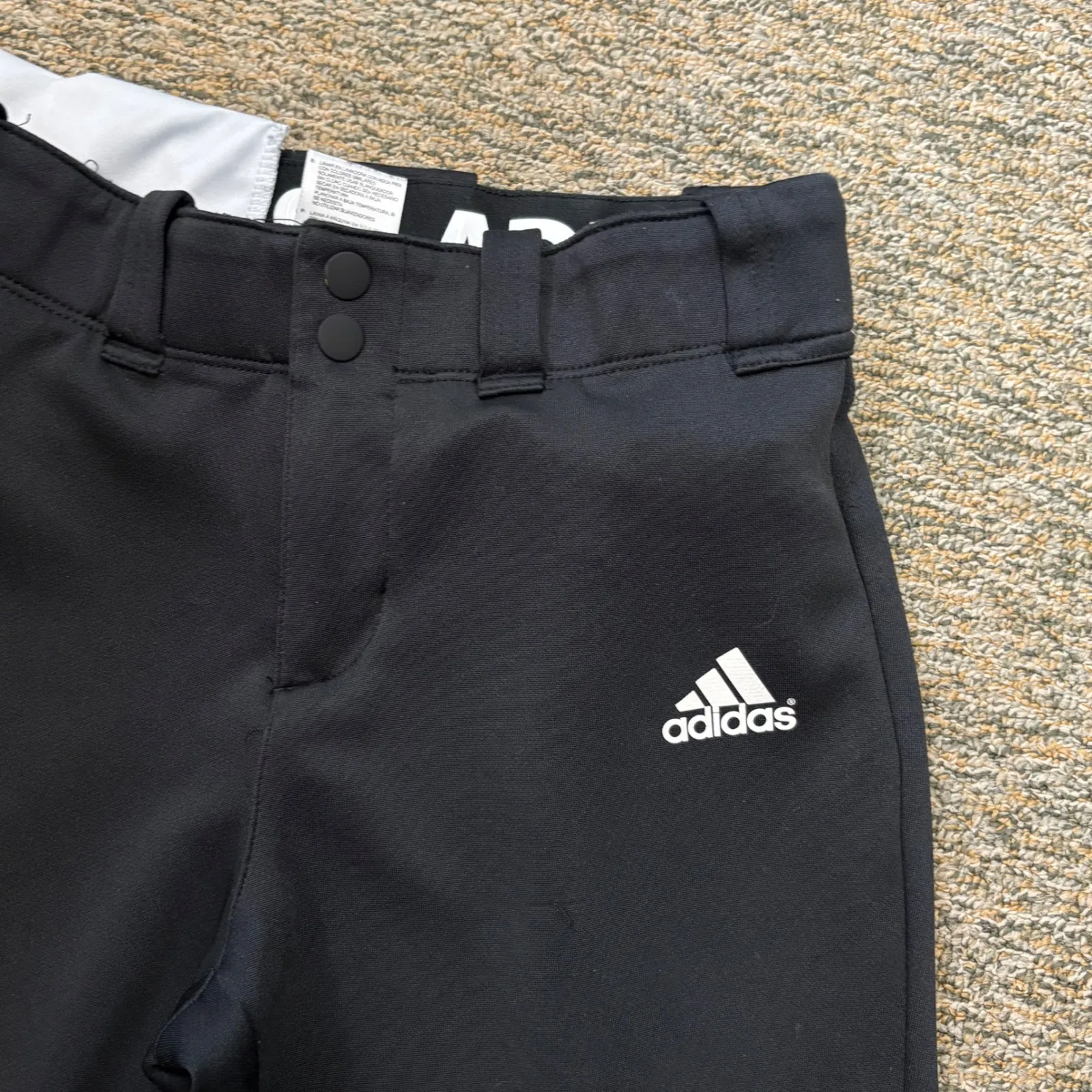 Adidas Womens Black AEROREADY Softball Baseball Pants Athletic Size S - Image 2