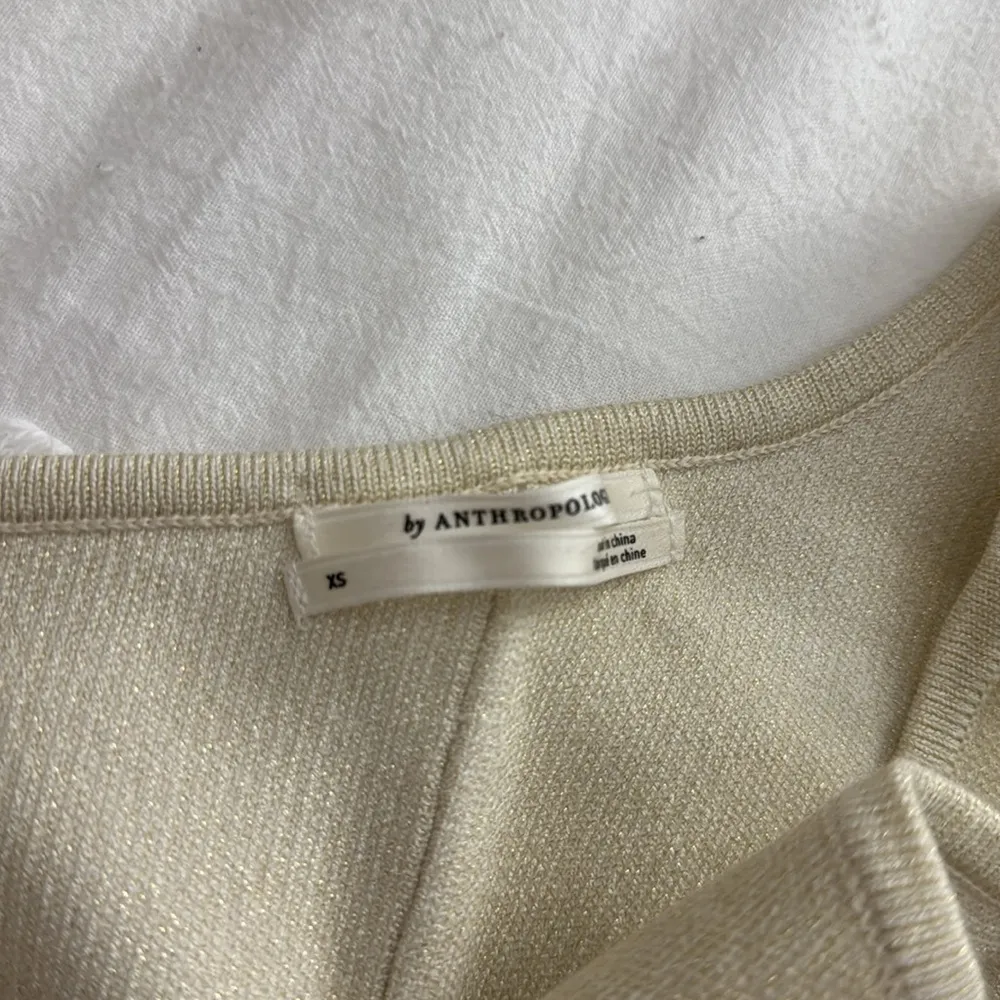 Anthropologie one-shoulder sweater corset top - Image 7