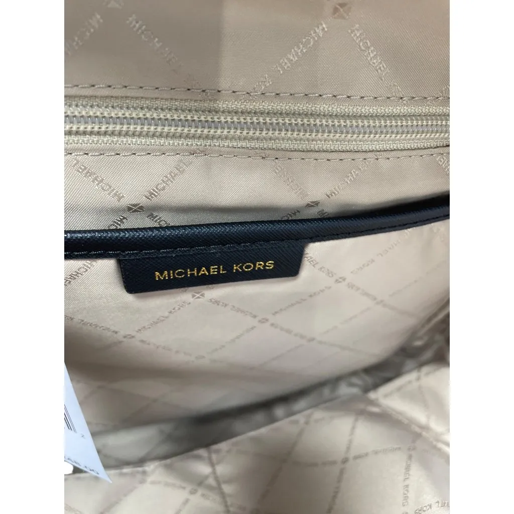 Michael Kors Morgan Truffle Brown Canvas & Leather MD Backpack SKU 9231 - Image 12