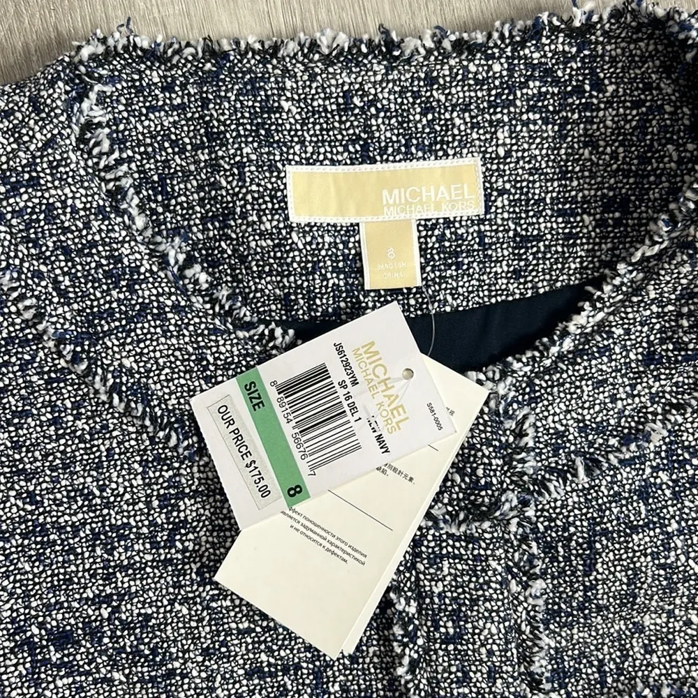 nwt // Michael Michael kors frayed trim jacket - Image 11