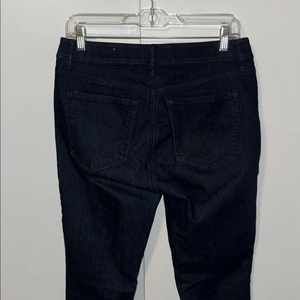 Ann Taylor Curvy Kick Crop Jeans Dark Wash Women’s 4 / 27 - Image 8