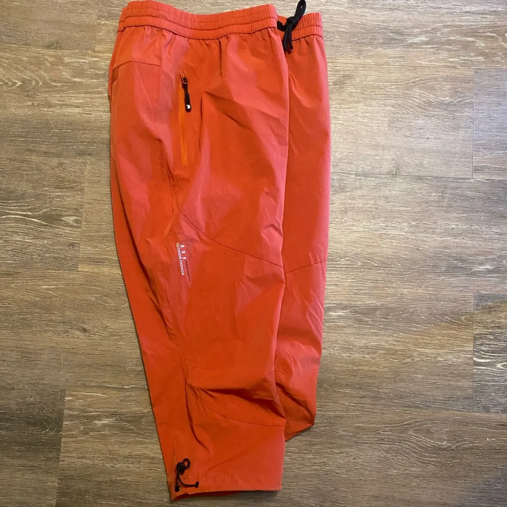 TBY Outdoor Sports Crop Rust Color Pants Size XXL Orange - Image 4