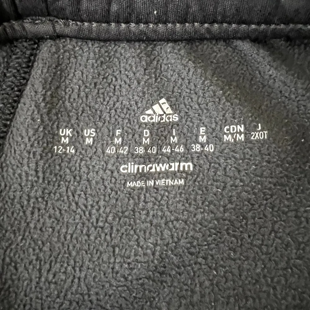 Adidas Marled Gray Fleece Sweatpants - Image 6