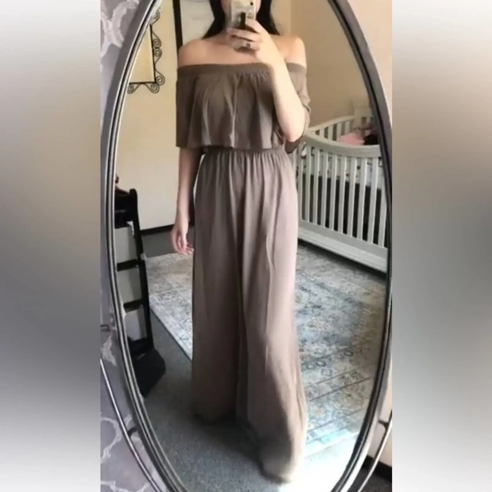 Show Me Your Mumu SMYM Hacienda dune brown maxi dress NEW XXS - Image 3
