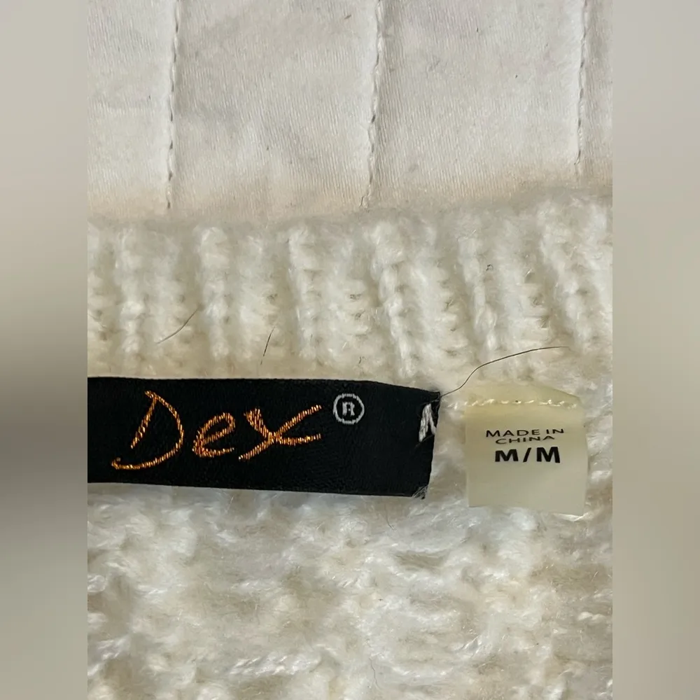 Dex cream embellished sweater Size M - Image 3