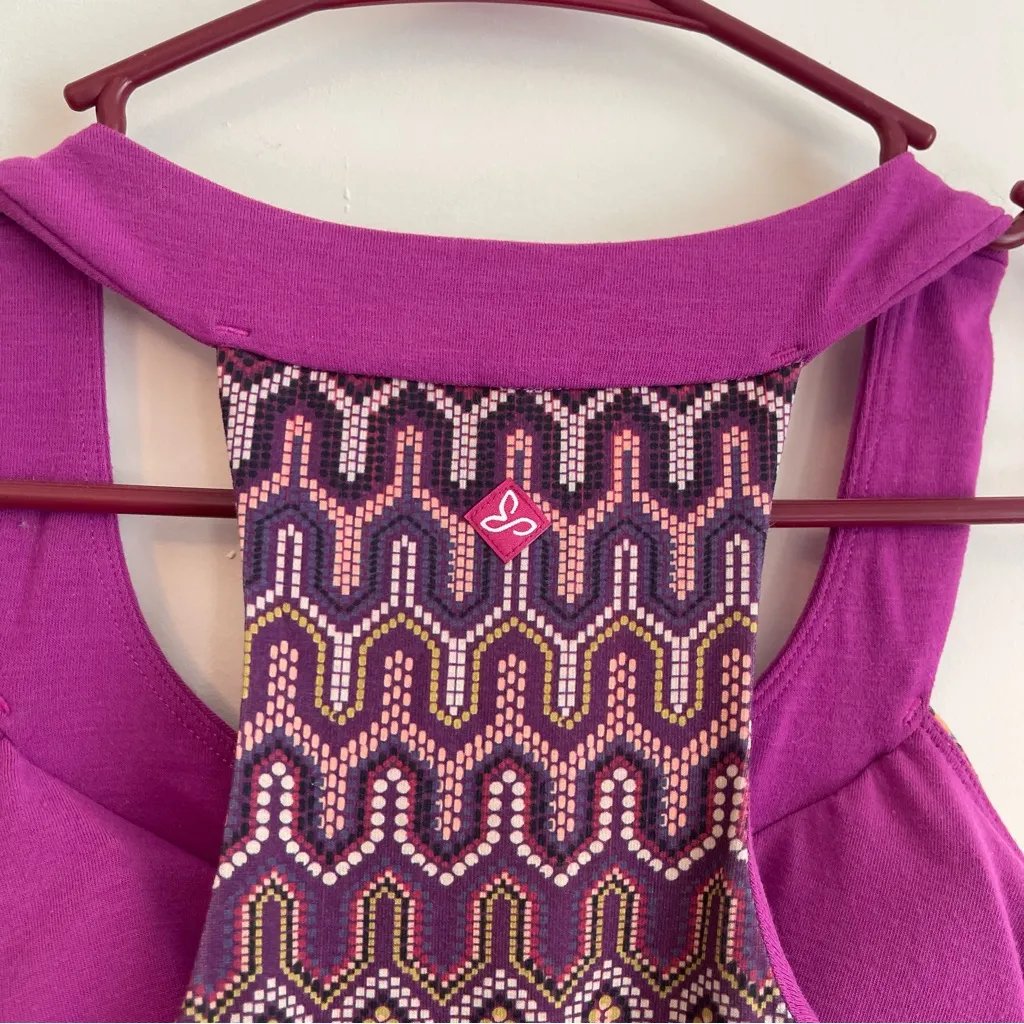PrAna Shauna Racerback Dress in Ibiza Berry Rainbow XS - Image 6