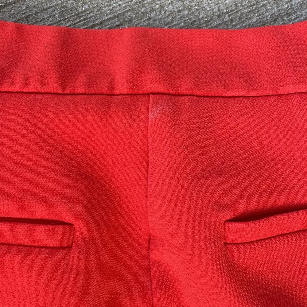 Trina Turk pants tomato red wide leg women size 2 - Image 5