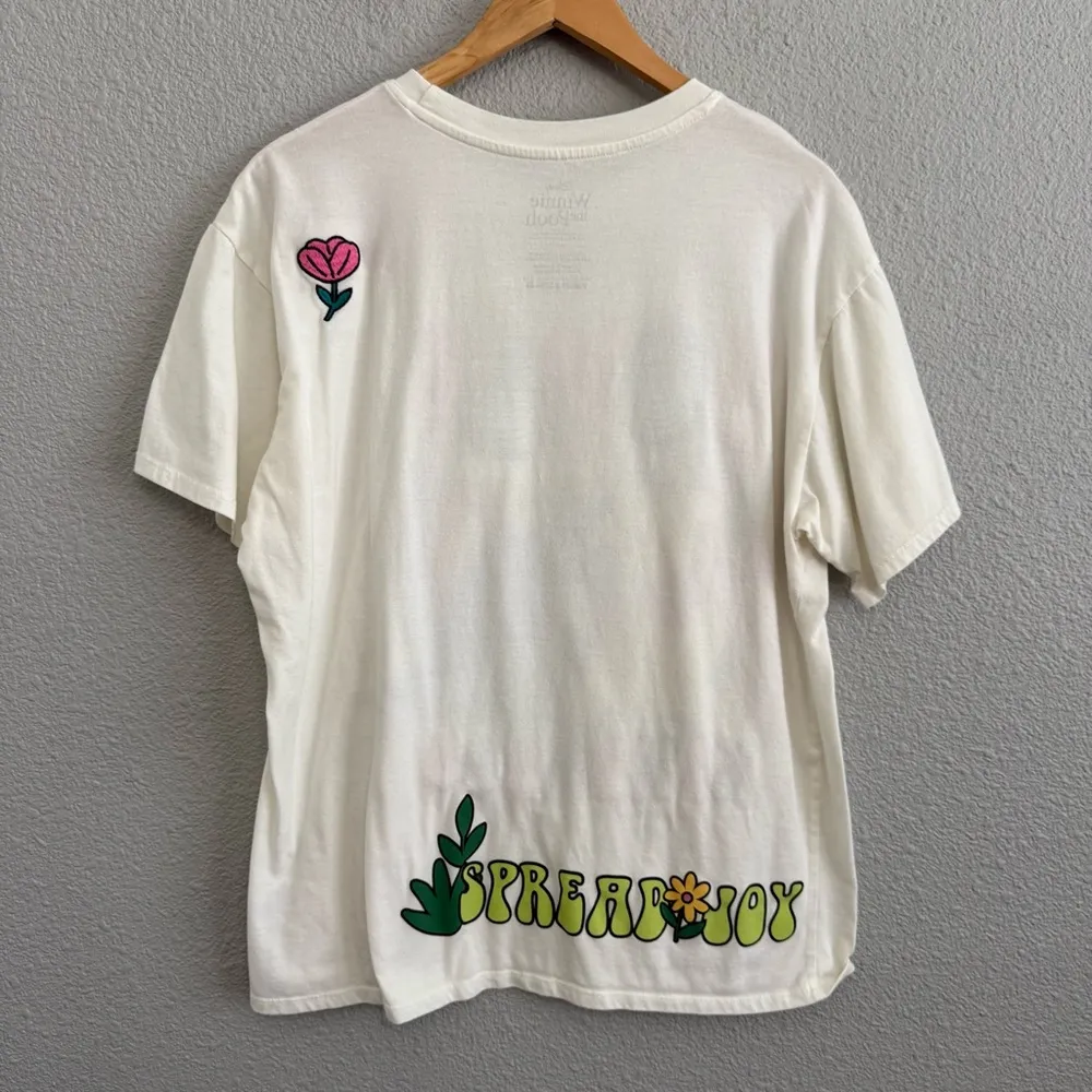 Disney Winnie The Pooh Love and Kindness Graphic & Embroidered Tee Size XL 16-18 - Image 4