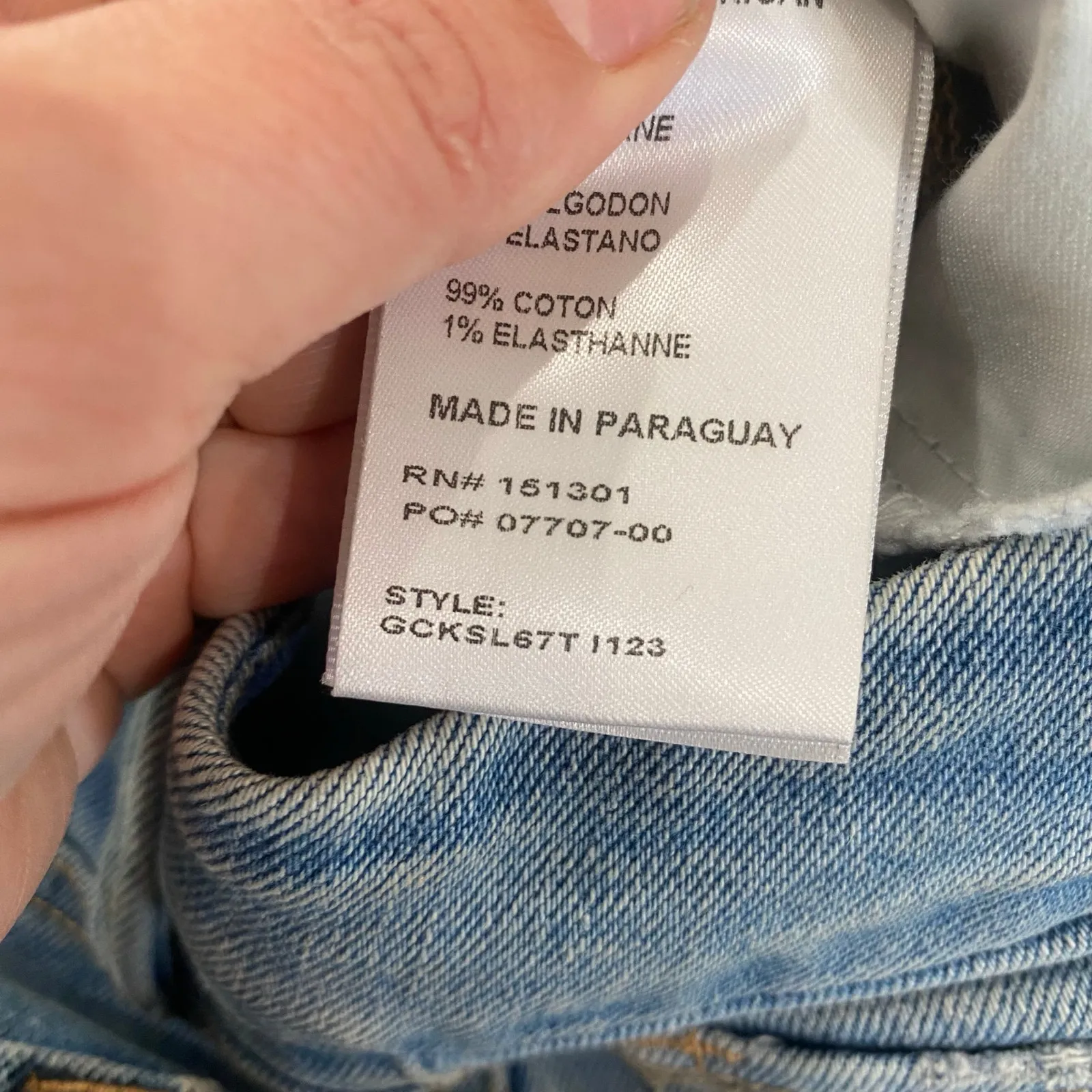 Good American Indigo Slit Knees High Rise Slim Straight Leg Jeans GCKSL67T SZ 29 - Image 8