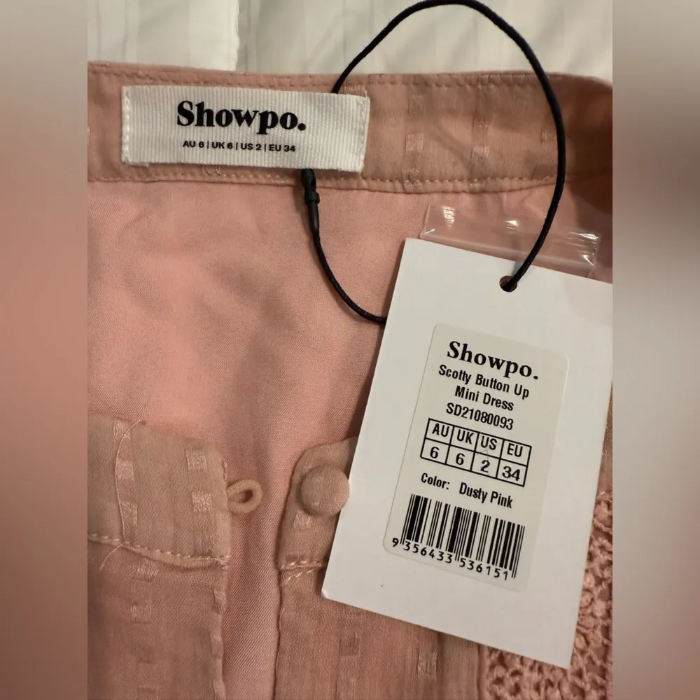 Showpo Pink Lace Ruffled Smocked Sundress Size 2 - Image 9